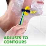 Gillette Sensor3 Sensitive Men's Disposable Razor, 4 Razors - Image 4