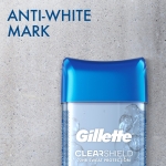 Gillette Antiperspirant and Deodorant for Men, 72hr Sweat & Odor Protection, Long Lasting Freshness, Anti-White Mark Technology, Clear Gel, Cool Wave Scent, 3.8 oz - Image 6