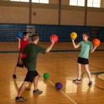 Champion Sports 10 Inch Playground Ball, Red - Image 3